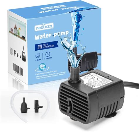 Nobleza Pompe Eau Submersible L H W Mini Pompe Aquarium