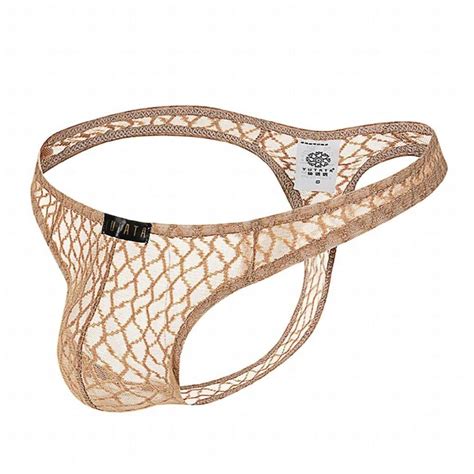 Mens Panties Sexy Lingerie Gay Thongs Sexy Underwear G String Low Waisted Transparent Lace Mens