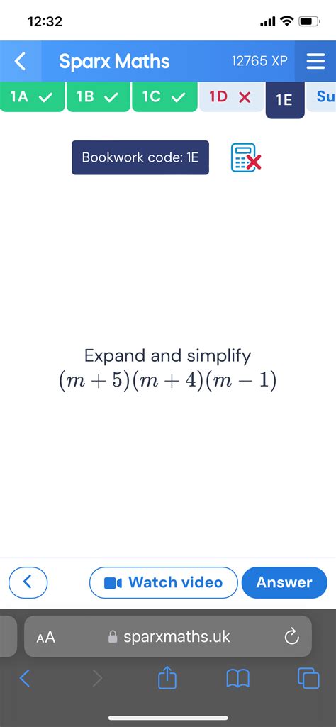 Sparx Maths Xp A B C D E Su Studyx