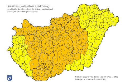 Fidesz győzelemre adott ki figyelmeztetést a meteorológiai szolgálat