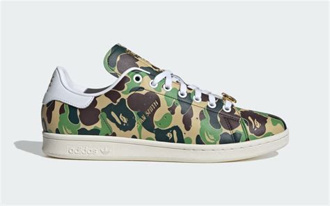 BAPE X Adidas Stan Smith ABC Camo IG8949 Sneaker Style