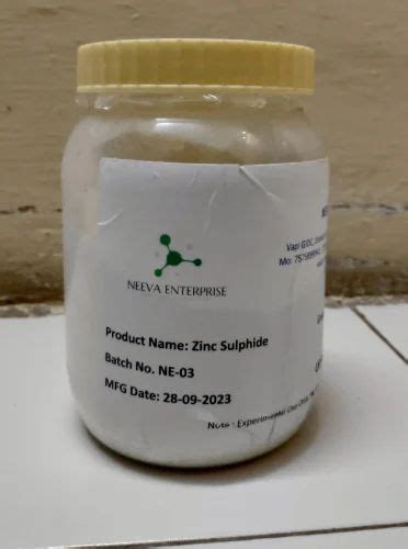 Zinc Sulfide Powder, Bag, 25 kg at ₹ 729/kg in Valsad | ID: 2852601581655