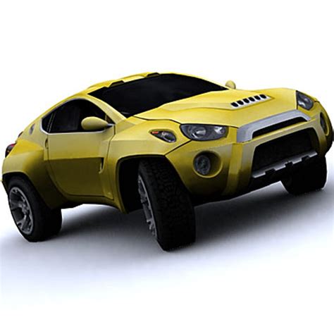 toyota rsc concept car 3d model