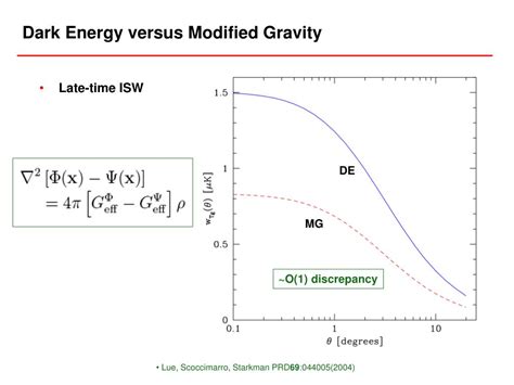 Ppt Dark Energy Or Modified Gravity Powerpoint Presentation Free