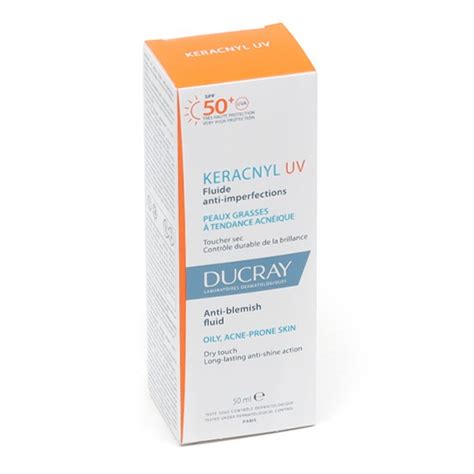 Ducray Keracnyl Uv Fluide Anti Imperfections Spf Fini Mat