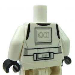 Lego Acessories Minifig White Torso Sw Armor Clone Trooper Clone Wars