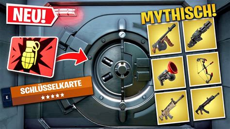 Alle Mythische Waffen And Bosse Key Card Guide In Season 2 Fortnite