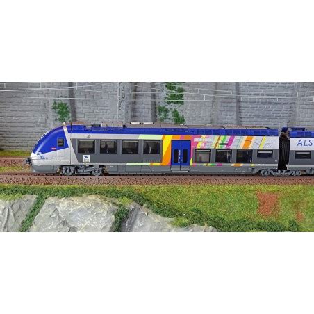 Autorail AGC B 82783 82784 livré TER ALSACE 4 caisses LS Models