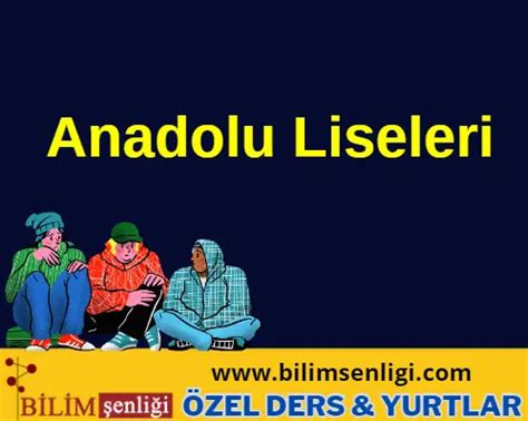 Anadolu Liseleri Nedir Anadolu Liseleri Taban Puanlar B L M