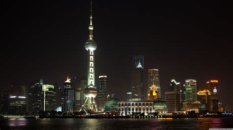 Shanghai City China 4k Hd Wallpapers Wallpaper Cave