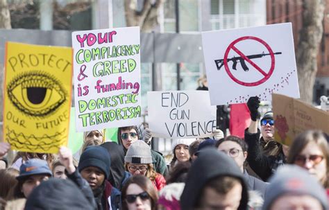 Contrôle Des Armes à Feu Aux É U Une Manifestation En Solidarité à