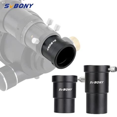 Svbony 1 25 polegadas telescópio ocular extensão tubo adaptador