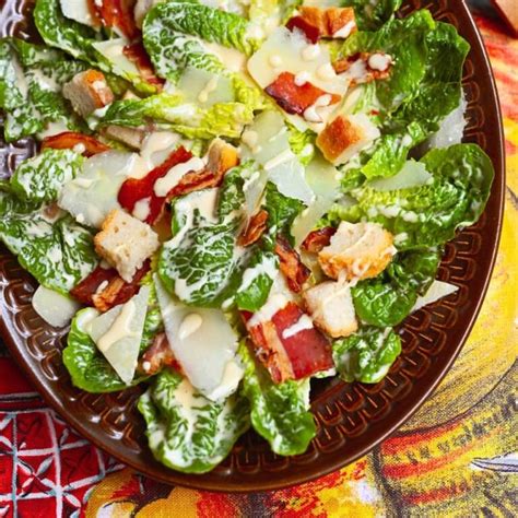 Caesar Salad With Homemade Croutons Recipe | Elle Gourmet