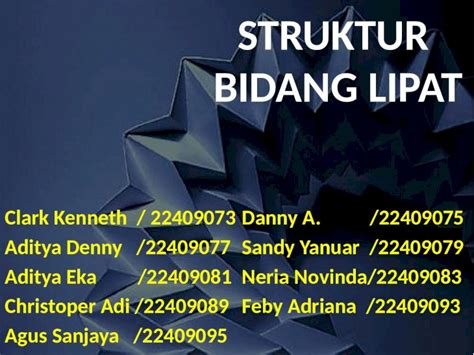 Pptx Struktur Bidang Lipat Pdfslide