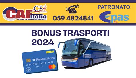 Bonus Trasporti Caf Epas