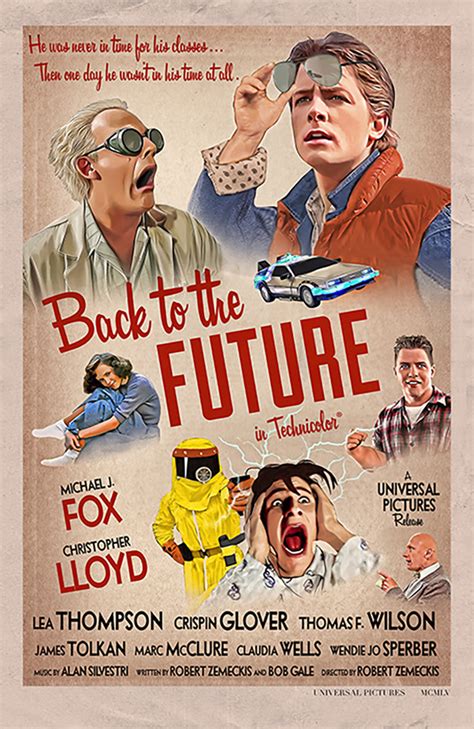 Back to the Future by Al Abbazia - Home of the Alternative Movie Poster -AMP-