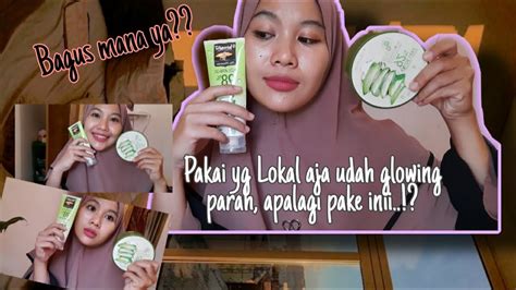 REVIEW NATURE REPUBLIK ALOE VERA VS HERBORIS ALOE VERA GEL YouTube