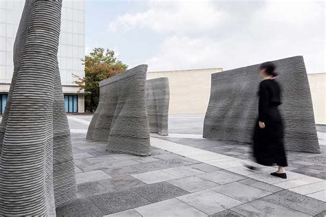 SWNA installs five 3D printed concrete curtain walls at Gwangju Design ...