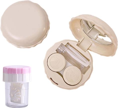 Amazon Cute Contact Lens Case Box With Mirror Portable Travel