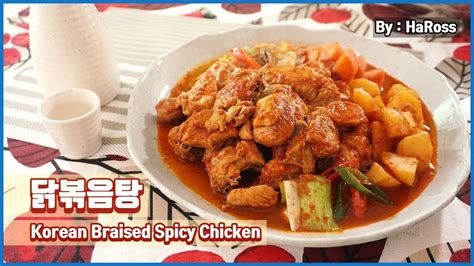 초간단 백종원표 닭볶음탕 Korean Braised Spicy Chicken By Haross Youtube