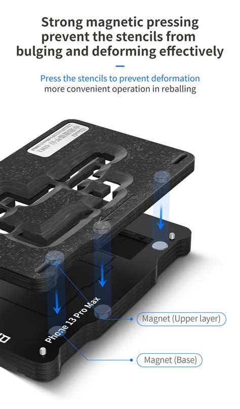 Qianli In Double Side Reballing Middle Frame Reballing Platform