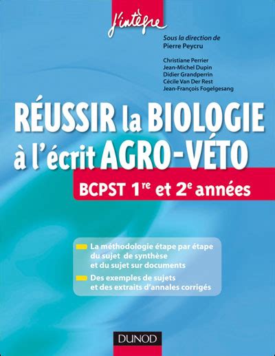 R Ussir La Biologie L Crit Agro Veto Bcpst Re Et E Ann Es