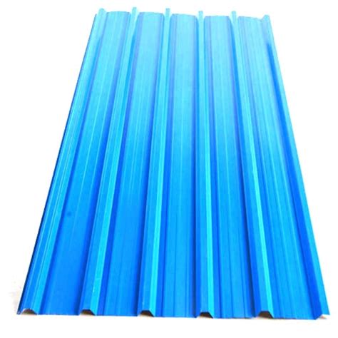 Blue Jsw Metal Colour Coated Roofing Sheet For Commercial Shape