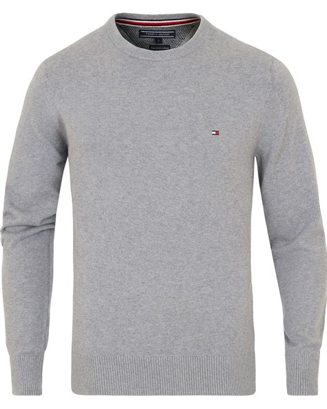 Tommy Hilfiger Pima Cotton Cashmere Crew Pullover Momument Heather