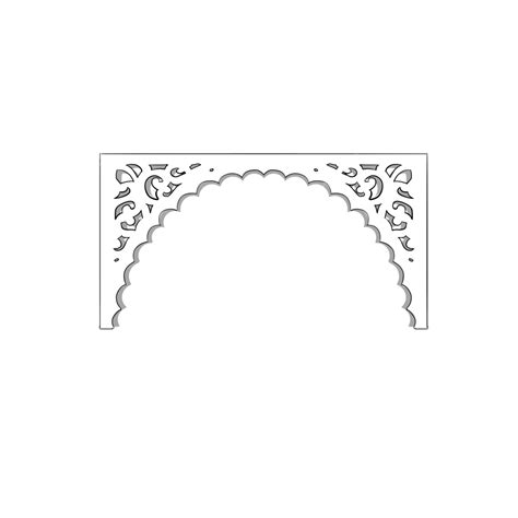 Arched Door Opening Wedding Foreground Building Decoration Material