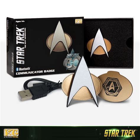 Star Trek Next Generation Bluetooth Communicator Badge - TNG Bluetooth ...