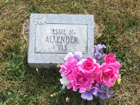 Jessie M Allender Homenaje De Find A Grave