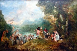 Watteau Pilgrimage To Cythera 1717 Antoine Watteau Pilg Flickr