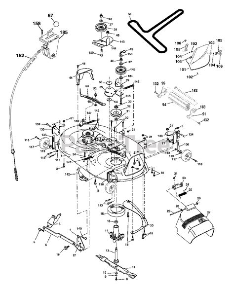 Poulan Pro Lawn Mower Parts Diagram