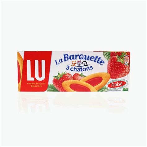 Lu Barquette Strawberry Biscuits G