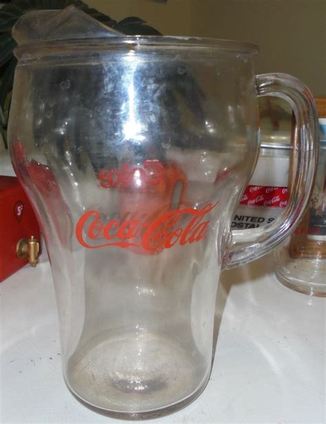 BIG COCA COLA COKE GLASS BEVERAGE PITCHER -- Antique Price Guide ...