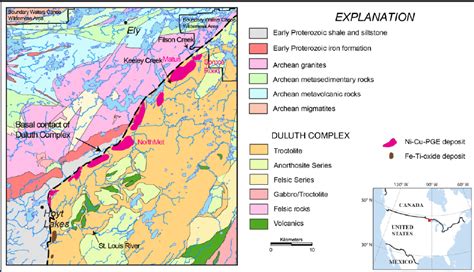 Geologic map of the Duluth Complex and older rocks in the vicinity of ...