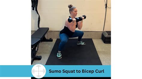 Sumo Squat To Bicep Curl YouTube