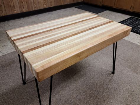 Handmade Butcher Block Coffee Table Hidden Storage Compartment Etsy