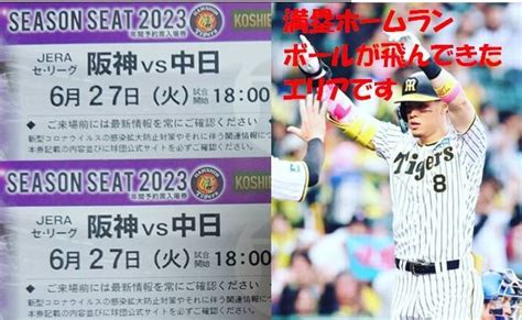 Yahooオークション ①627火 6月27日 阪神タイガースvs中日ドラゴ