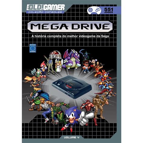 Livro Dossi Old Gamer Volume Mega Drive No Shoptime