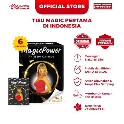 Jual Magic Power Tissue Antiseptic Tissue Original Box Sachet