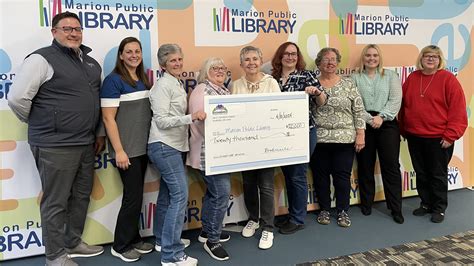 The Bookmarks Friends Of Marion Public Library Announce Donation Sale