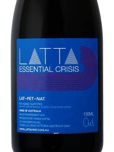 Latta Essential Crisis Let Pet Nat Non Dos Vivino United States