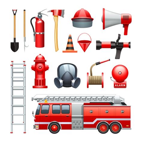 Firefighter Tools Clip Art