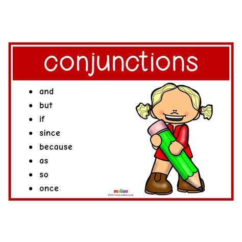 Conjunctions Vocabulary Teaching Resources Primary Transition Words