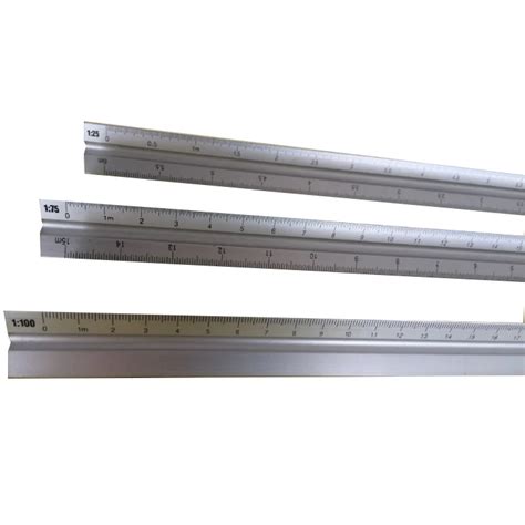 30cm Aluminum Triangular Scale Ruler,Metal Scale Ruler,Metric Scale ...