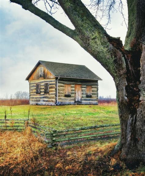 Log Cabin Paradise Springs Kettle Moraine State Forest Photograph