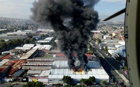 Se Incendia F Brica De Zapatos En Avenida Tl Huac Grupo Milenio