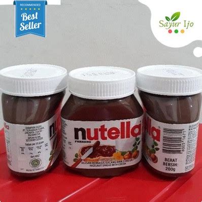 Promo Nutella Ferrero Chocolate 200 Gram Selai Roti Kacang Hazelnut