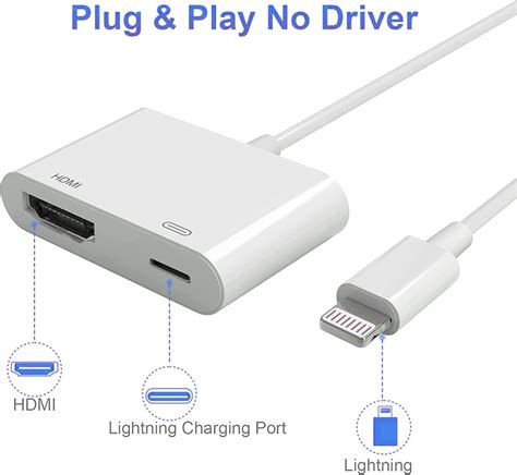 Buy Lightning To HDMI Adapter Apple MFi Certified Phone IPad To HDMI